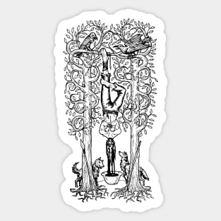 The Hanged Man Sticker